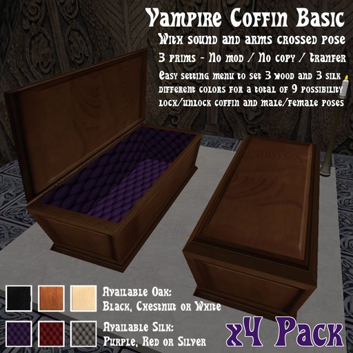 Vampire Coffin Basic [ x4 PACK ]