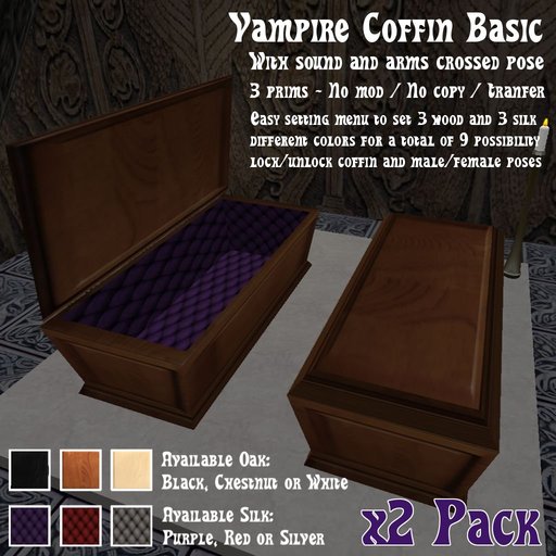 Vampire Coffin Basic [ x2 PACK ]