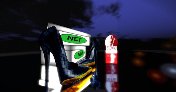 ::NET::SANDRA SHOES SLINK BLUE