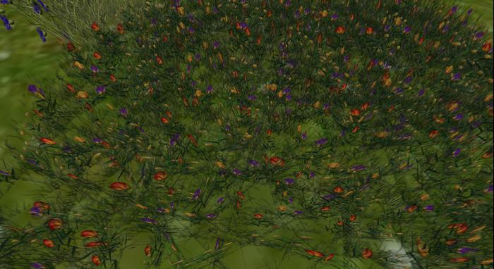 Paint flowers