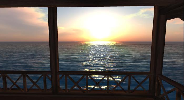 Paint sunset