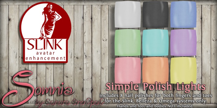 .: Somnia :. Simple Polishes {Lights} {Crated}