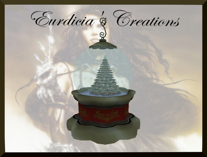 EURIS HOLIDAY SNOW GLOBE 2014*