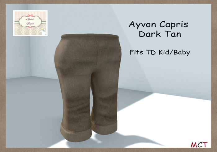 [S][A] Ayvon Capris - Dark Tan