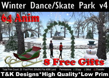 Winter Skate/Dance Park 4 FREE 8 Gifts (64x64)20PCM8B1799REZBOX