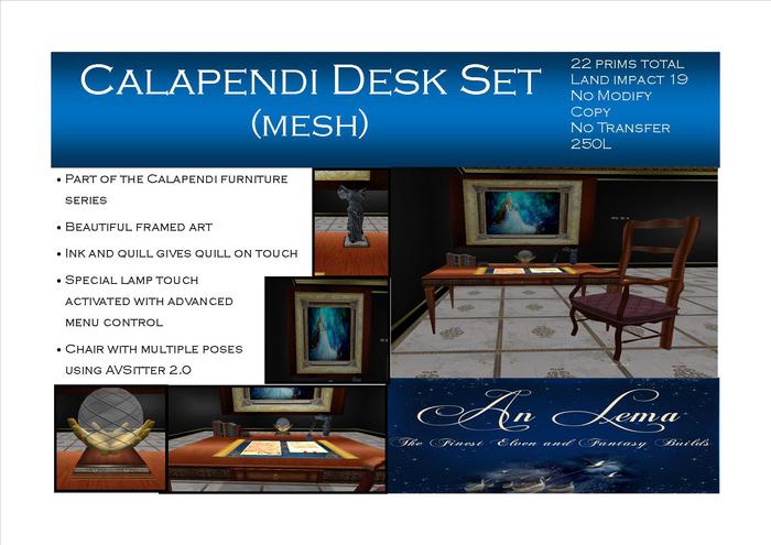Calapendi Desk set