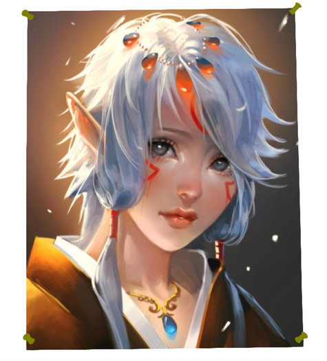 Princesse Pinned Poster Elfe