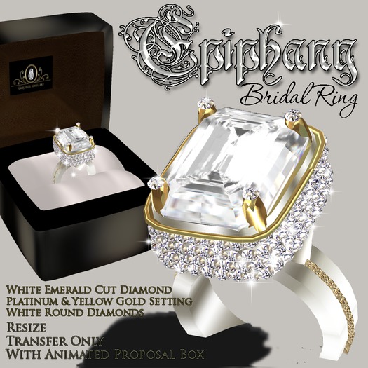 Exquisite Epiphany Bridal Ring (box)