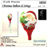 Fantasy China Christmas Balloon & Strings set 04Full perm