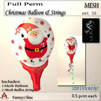 Second Life Marketplace - Fantasy China Christmas Balloon & Strings set ...