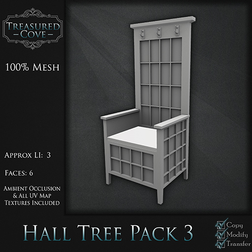 -TC- Hall Tree Pack 3 Mesh 50% Discount!!