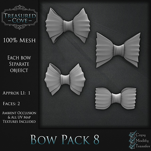 -TC- Bow Pack 8 Mesh 50% Discount!!