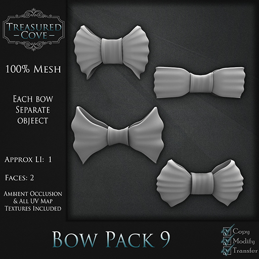 -TC- Bow Pack 9 Mesh 50% Discount!!