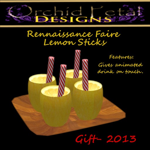 -OPD- Rennaissance Faire  Lemon Sticks