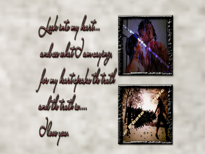 S&B Heart Love Grunge Photo Slideshow package