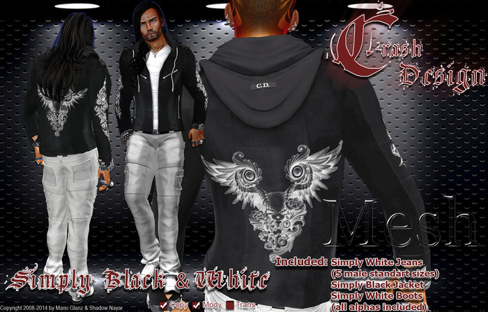 Crash Design - Simply Black & White