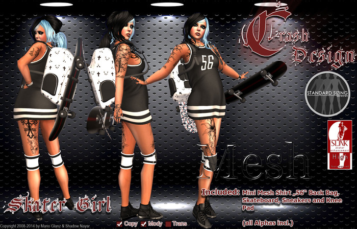Crash Design - Skater Girl