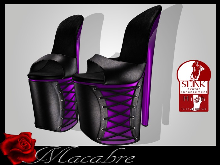 +MC+Lacy'S Purple{SLINK HIGH FEET}