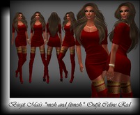 Birgit Mai's *MESH & FITMESH* Outfit Celine Red (BOXED)