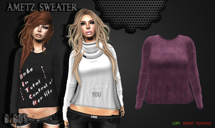 B BOS -Ametz Sweater-Urban Pink-
