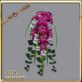 LW_Mesh Lily Wedding Bouquet Pink