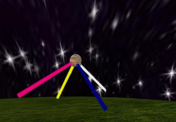 luz de disco 4 focos  colores