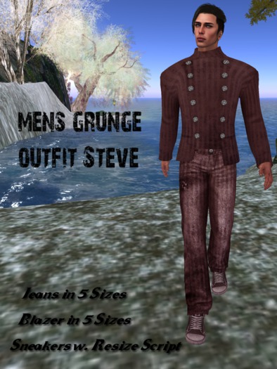 Mens Mesh Outfit "Steve" rust