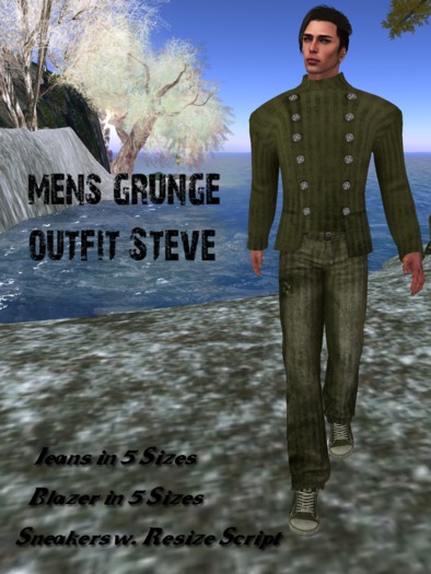Mens Mesh Outfit "Steve" moss