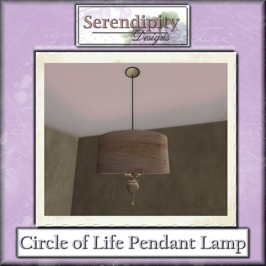 Serendipity Designs -  Circle of Life Pendant Lamp