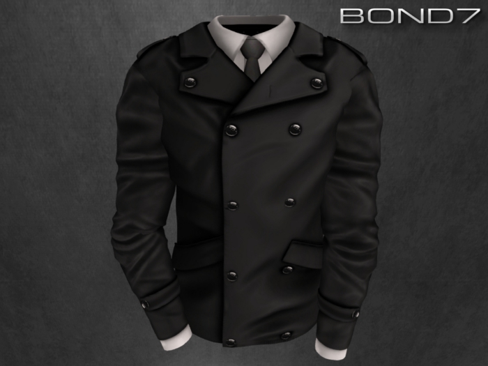 *BOND7* V-neck Longsleeve (Black)