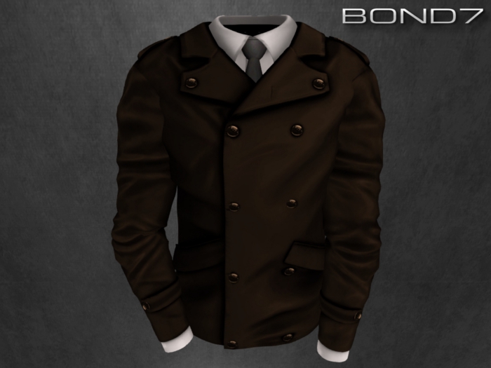 *BOND7* V-neck Longsleeve (Black)