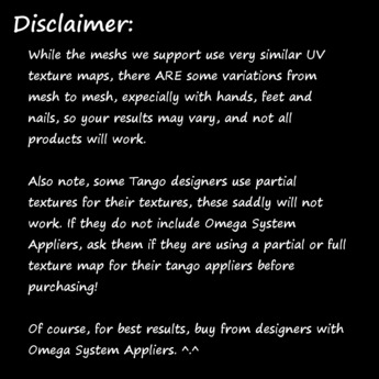 Second Life Marketplace - Omega System Kit - Tiny Things