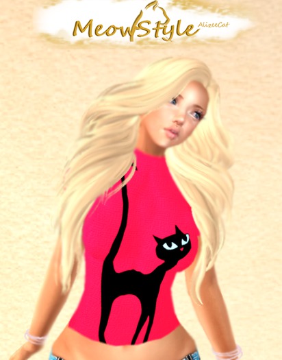 pink cat