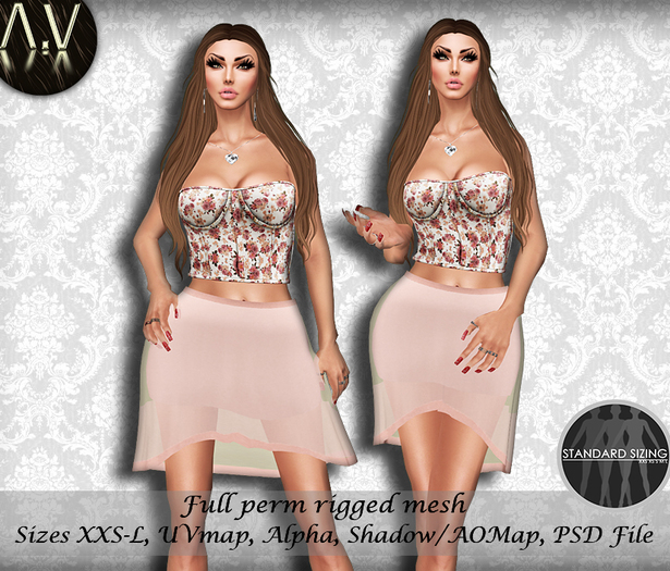 .:Vitrimi:. Sheer Hi Low Skirt Demos