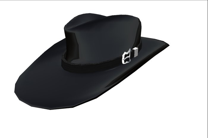 Black Cowboy hat Boxed