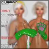 Lali's Cat-Mittens Latex Green