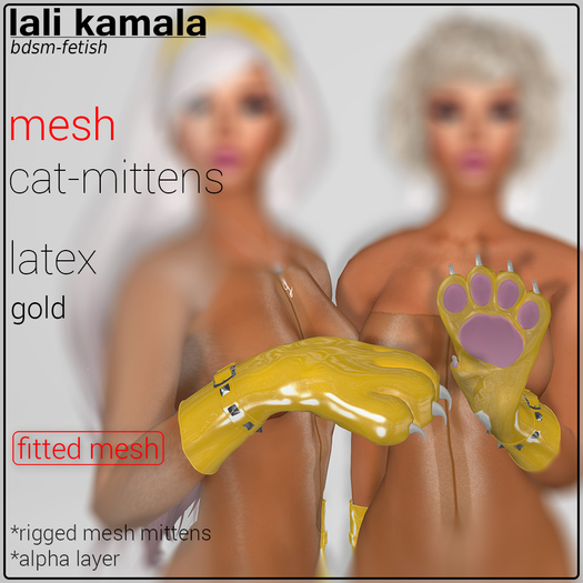 Lali's Cat-Mittens Latex Green