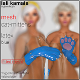 Lali's Cat-Mittens Latex Blue