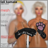 Lali's Cat-Mittens Latex Black