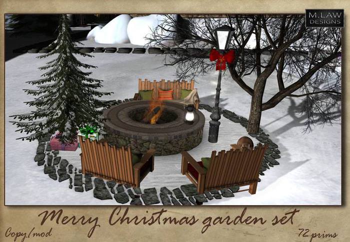 .:M.LAW:. Merry Christmas Garden Set Box