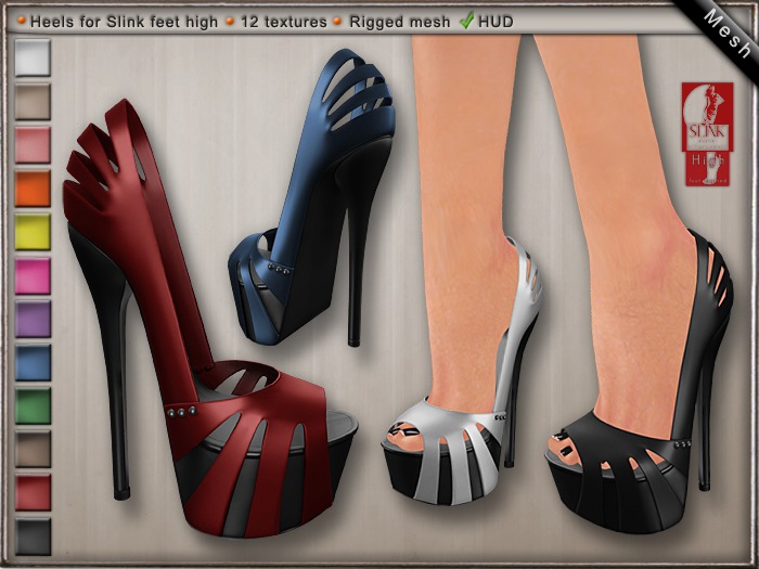 DN Mesh Carrie Heels w HUD