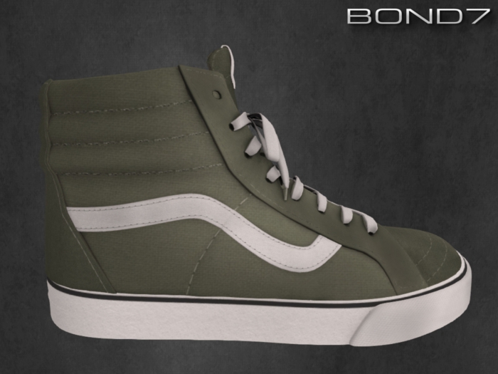 *BOND7* Logans (Fiberglass/White/White Stripe)