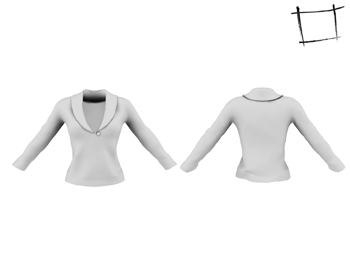 Full Perm Mesh Women's V Neck Sweater
