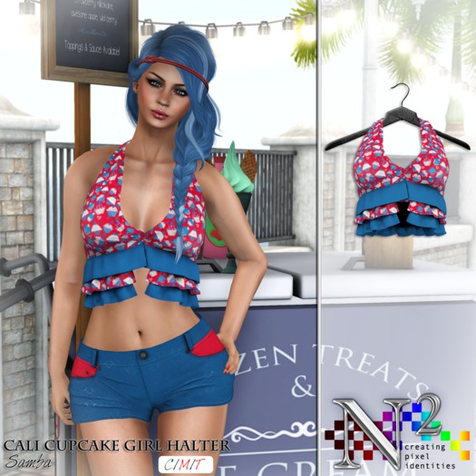 ::N2:: Cali Cupcake Girl Halter Samba