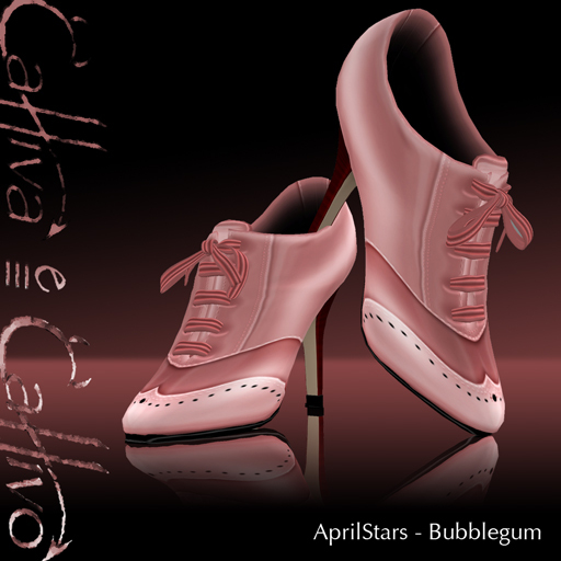Cattiva AprilStars Women's sculpted high heel pump style oxford shoes - Bubblegum