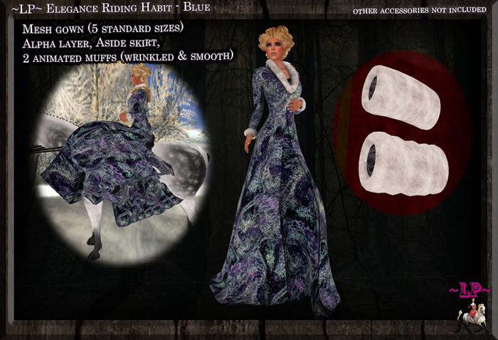 ~LP~ Elegance Riding Habit [BOXED] Blue