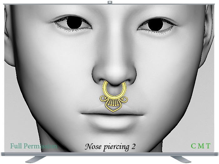 Nose piercing 2 Full Permission