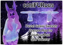 pastel galaxy sweater texture mod