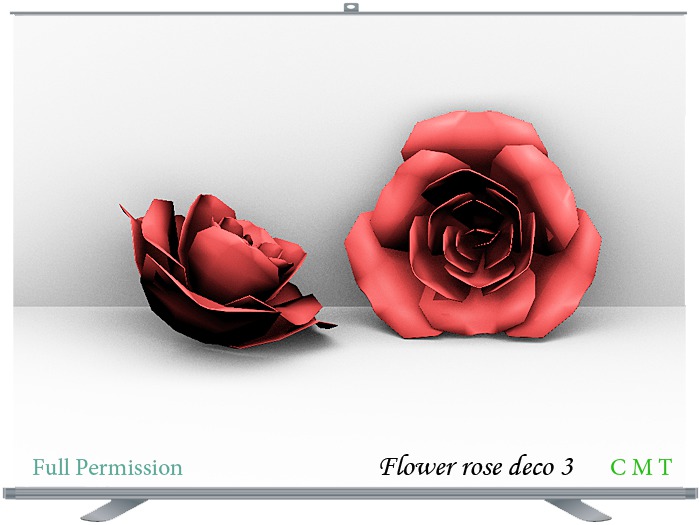 Flower rose deco 3 Full Permission