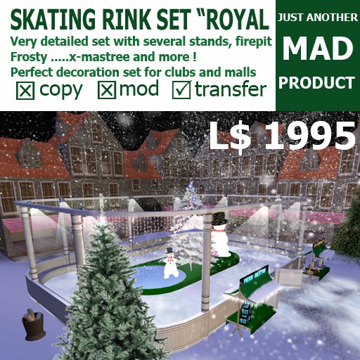 Skating Rink ROYAL Complete set * Black Friday Sale 50% Off *